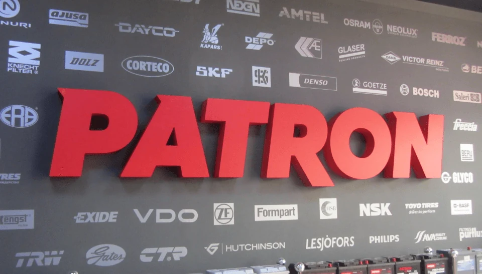 PATRON — Интерьерные объемные буквы